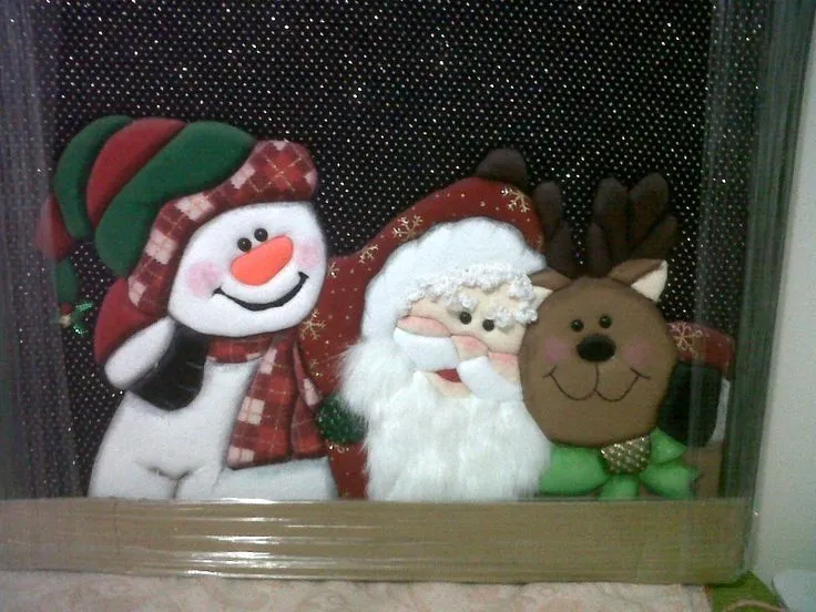Cuadros Navideños Variados diseños, divertidos y modernos ... Cuadros Navideños Variados diseños, divertidos y modernos ...