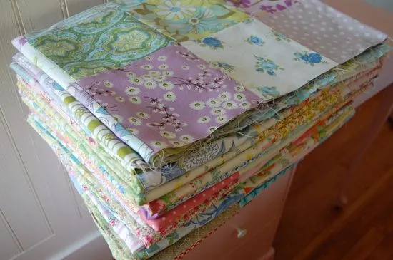 rose hip : my pile of patchwork...