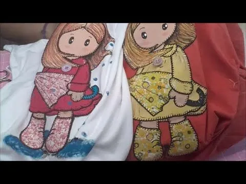 Patchwork camiseta niña con paraguas - YouTube Patchwork camiseta niña con paraguas - YouTube
