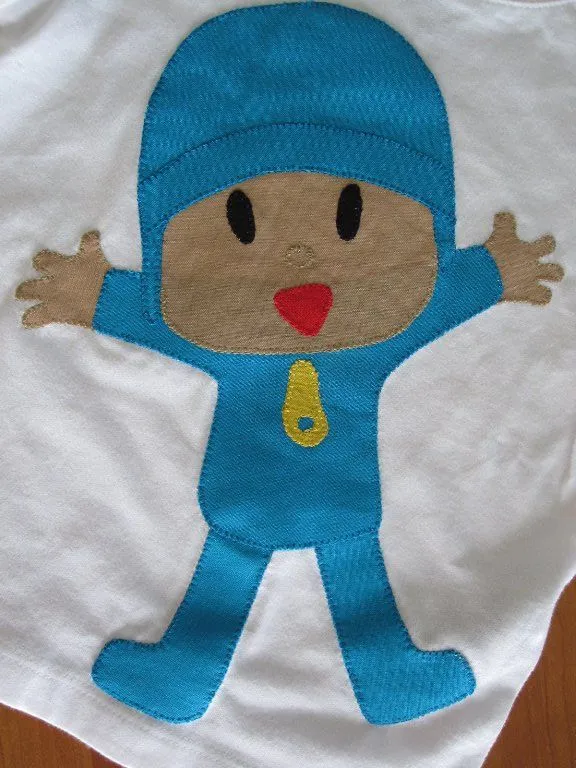 Solo Patchwork: Camisetas Patchwork Pocoyo!!!