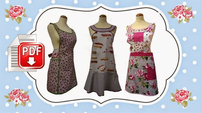 Patchwork Estudio: Patrones Delantales Vintage - Disponibles en ... Patchwork Estudio: Patrones Delantales Vintage - Disponibles en ...