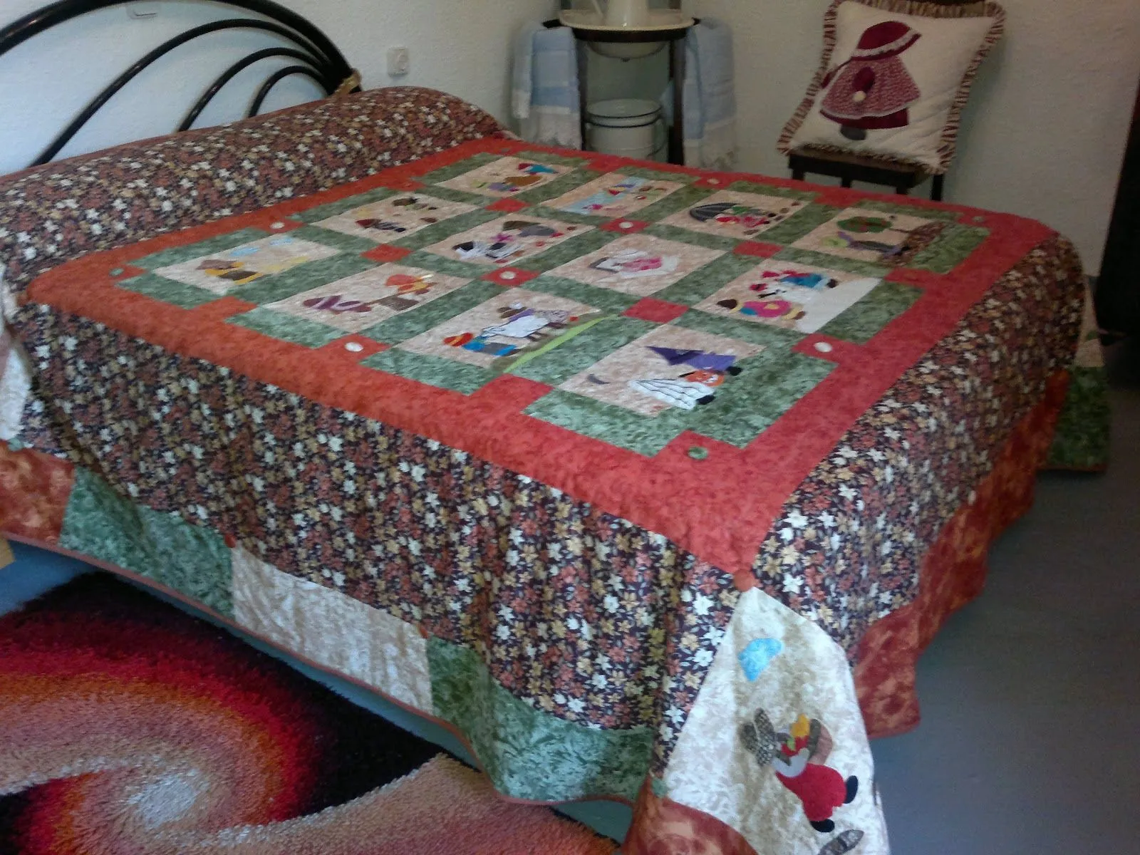 Patchwork y otras manualidades: Colcha patchwork Patchwork y otras manualidades: Colcha patchwork