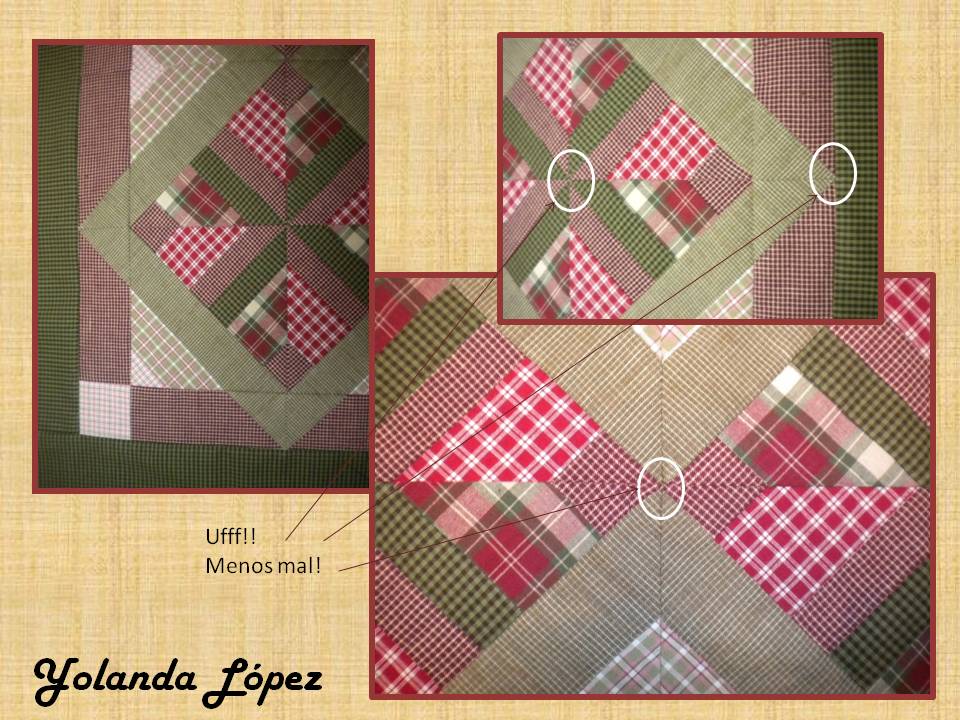 Patchwork i més: Cojín acabado