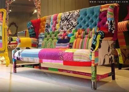 patchwork sofa