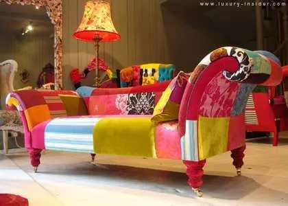 patchwork sofa