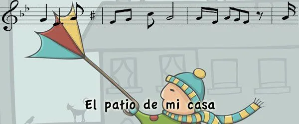 El patio de mi casa. Canciones infantiles para niños y bebés El patio de mi casa. Canciones infantiles para niños y bebés