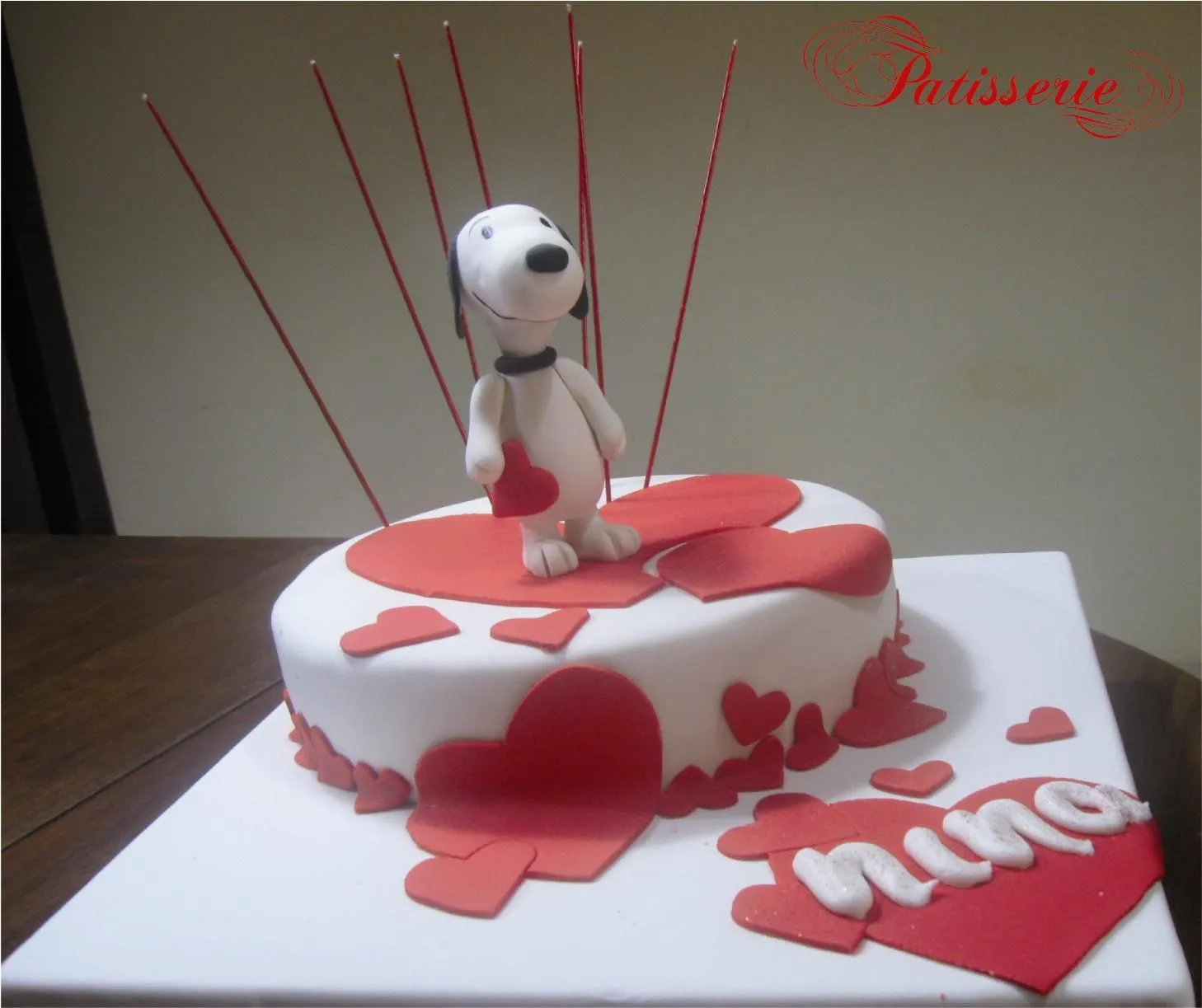 Pâtisserie Artisanale: Snoopy (Torta de Cumpleaños) Pâtisserie Artisanale: Snoopy (Torta de Cumpleaños)