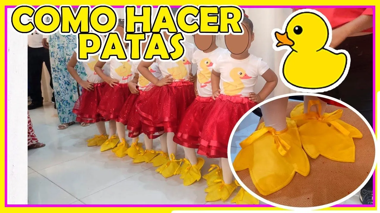 COMO HACER PATITAS DE PATO FACIL Y RÁPIDO - YouTube COMO HACER PATITAS DE PATO FACIL Y RÁPIDO - YouTube