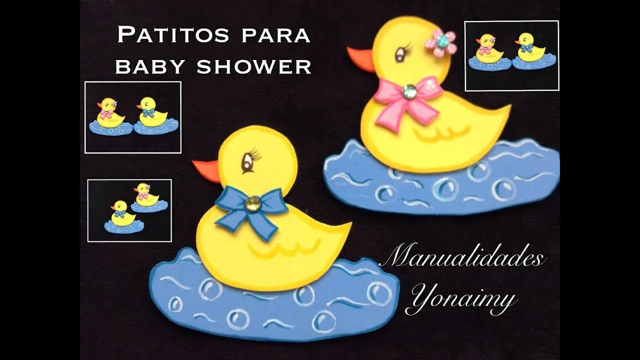 PATITO PARA BABY SHOWER HECHO CON FOAMY O GOMA EVA . - YouTube PATITO PARA BABY SHOWER HECHO CON FOAMY O GOMA EVA . - YouTube