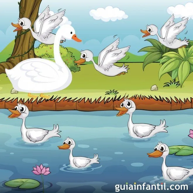 Patito Feo. Capítulo 12 - El Patito Feo. Cuento ilustrado para niños