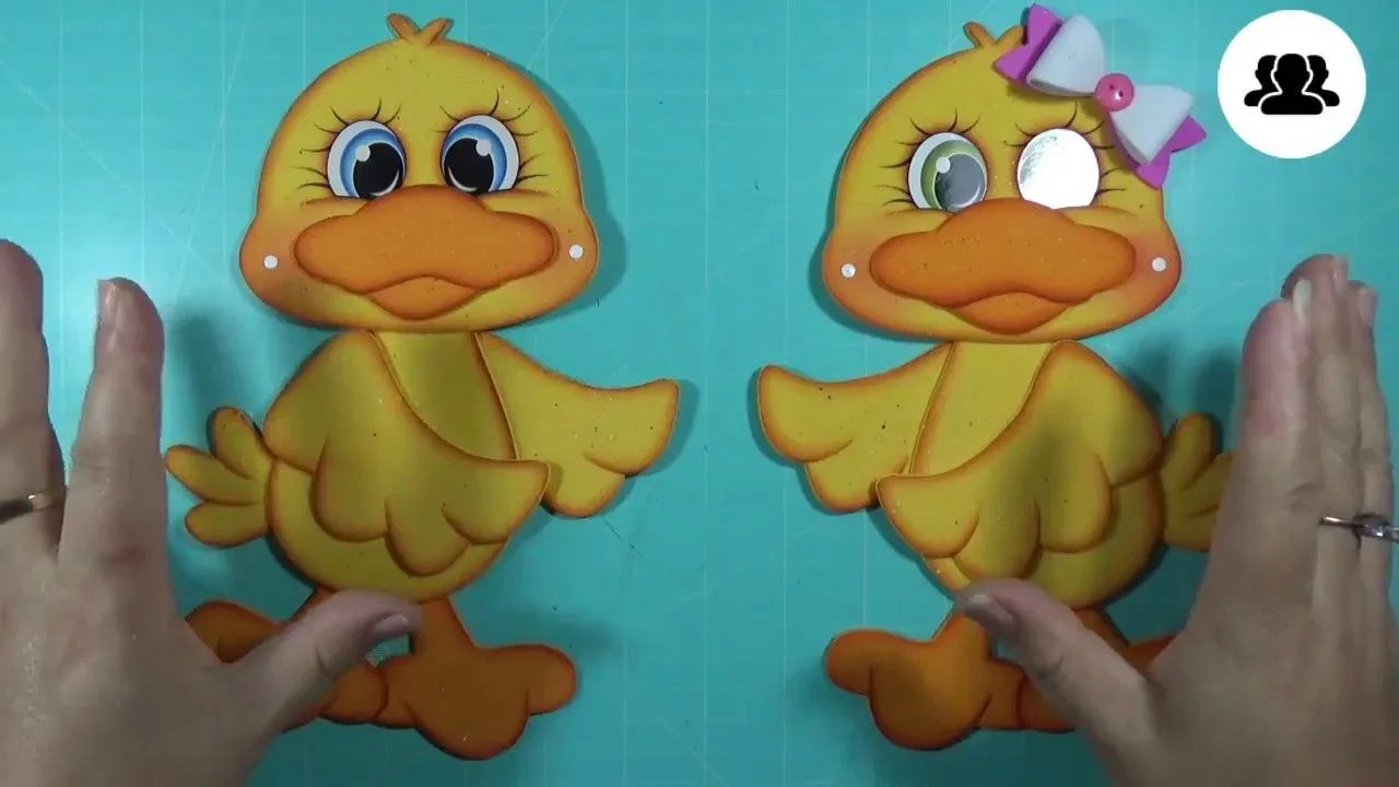 Patito en Foamy, Goma Eva, Microporoso (Handmade Craft)❤️ - YouTube Patito en Foamy, Goma Eva, Microporoso (Handmade Craft)❤️ - YouTube