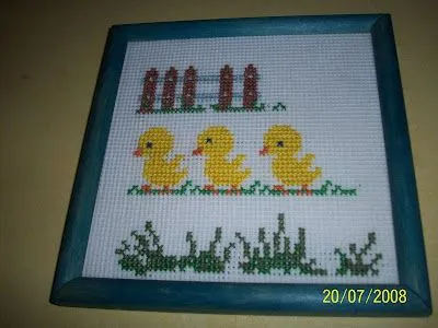 Patitos en punto cruz - Imagui