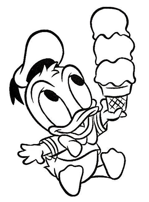 Imagenes del pato donald bebé - Imagui