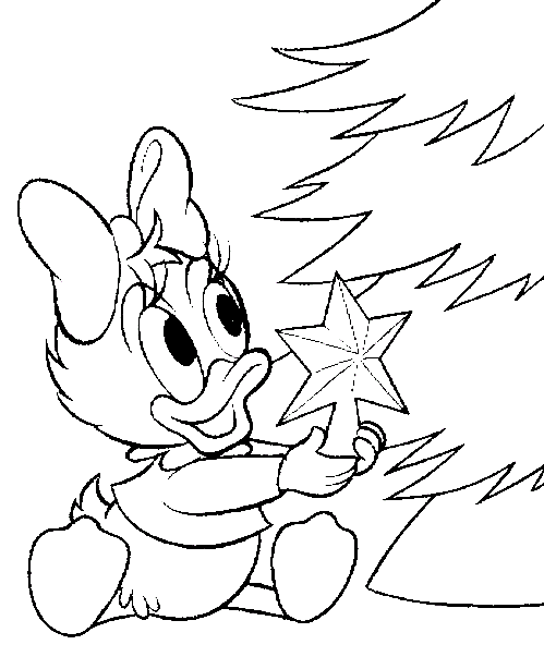 Pato donald bebé Disney para colorear - Imagui