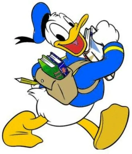 dibujo coloreado de pato donald-Imagenes y dibujos para imprimir