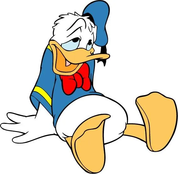 Classic cartoon style clip art image of donald duck Free Vector ... Classic cartoon style clip art image of donald duck Free Vector ...