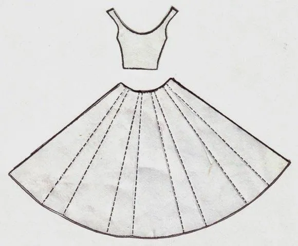 Patricia Deco Scrap: Tarjeta con vestido