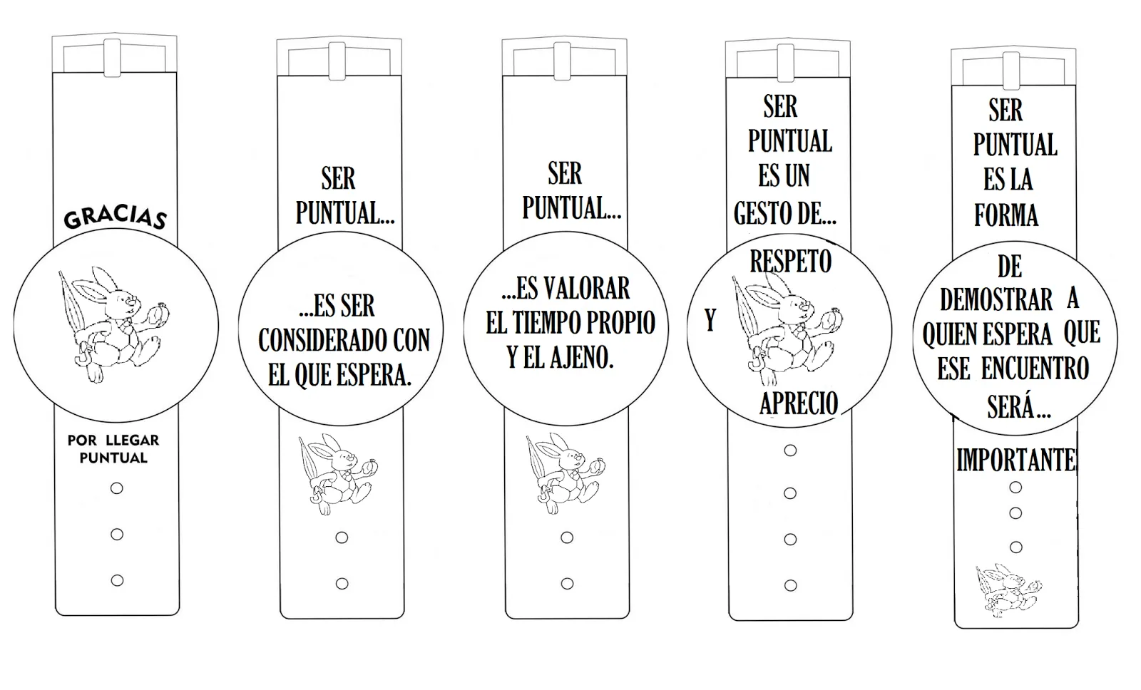 Patricienta y sus mikos: LA PUNTUALIDAD