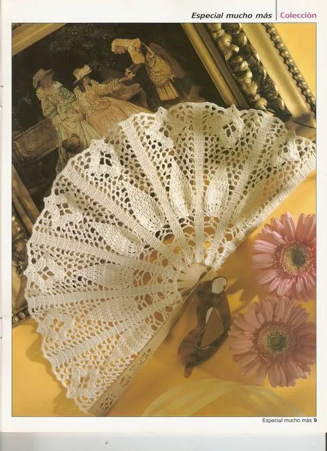 Patrón de abanicos a ganchillo - Manualidades - Foro Bodas.net