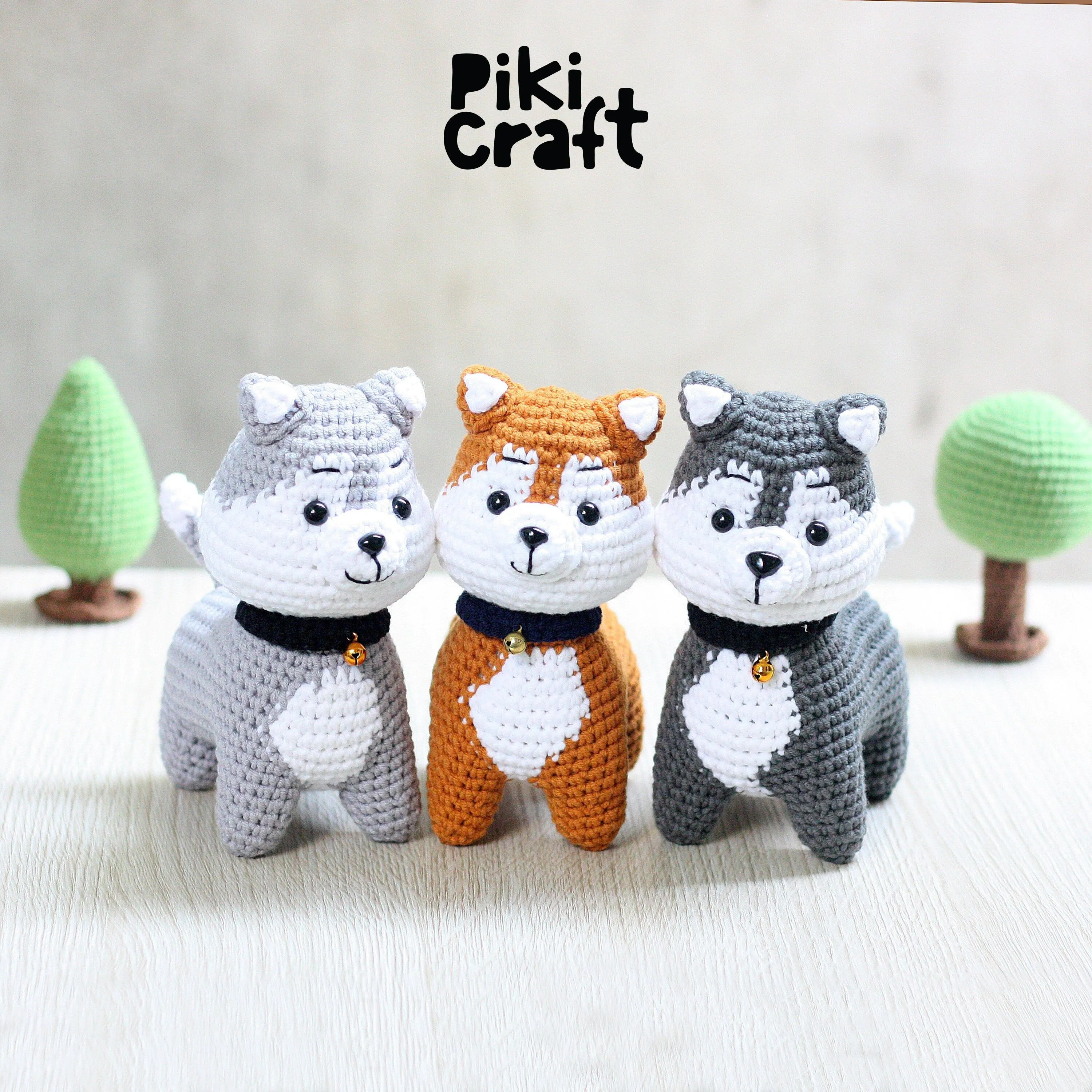 Patrón Amigurumi Crochet PDF. Piki el Husky. Patrones Amigurumi De Perro A Crochet. Patrones de crochet Pikicraft. Tutorial De Ganchillo - Etsy México Patrón Amigurumi Crochet PDF. Piki el Husky. Patrones Amigurumi De Perro A Crochet. Patrones de crochet Pikicraft. Tutorial De Ganchillo - Etsy México