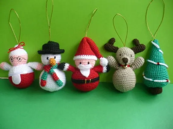 Patrón 5 Amigurumis Navideños, Patrones, Amigurumi | AMIGURUMI ...