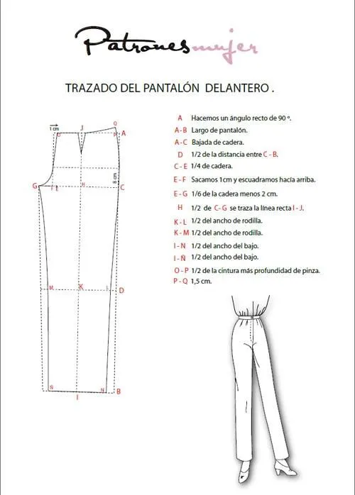 como usar el patrón base de pantalón | facilisimo.com como usar el patrón base de pantalón | facilisimo.com