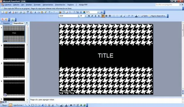 Patrón Blanco y Negro Powerpoint | Plantillas PowerPoint Gratis Patrón Blanco y Negro Powerpoint | Plantillas PowerPoint Gratis