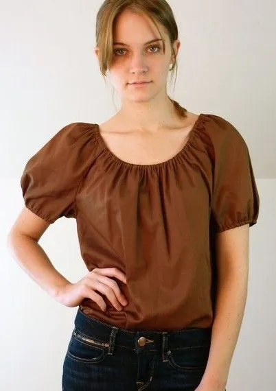 Como hacer una blusa campesina - Imagui