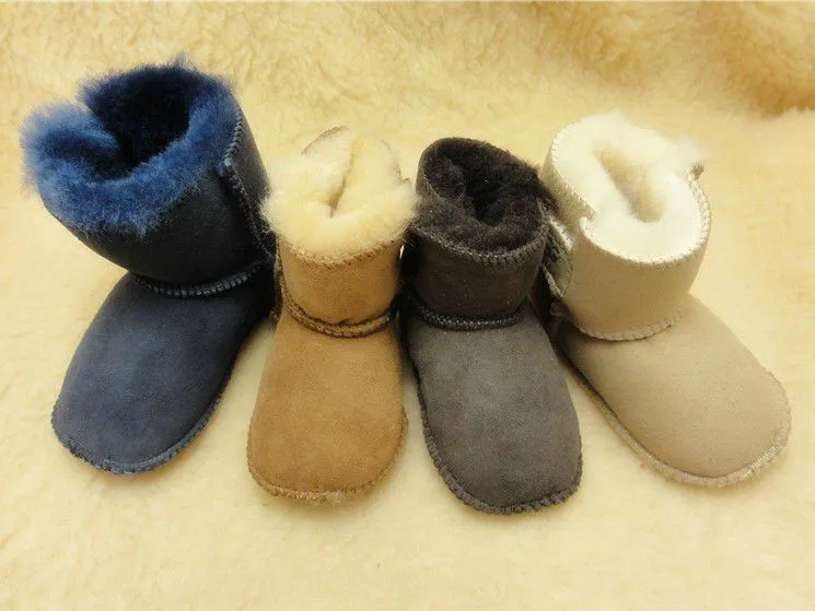 8030 - las muchachas botas para el invierno de tela superior con ...