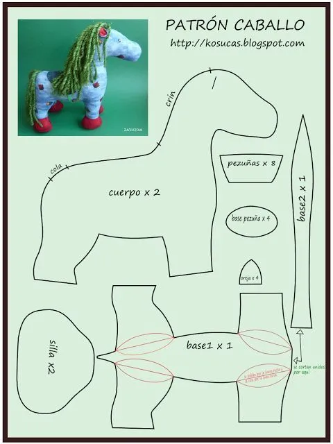 patron de caballo on Pinterest | Patrones, Search and Tutorials patron de caballo on Pinterest | Patrones, Search and Tutorials