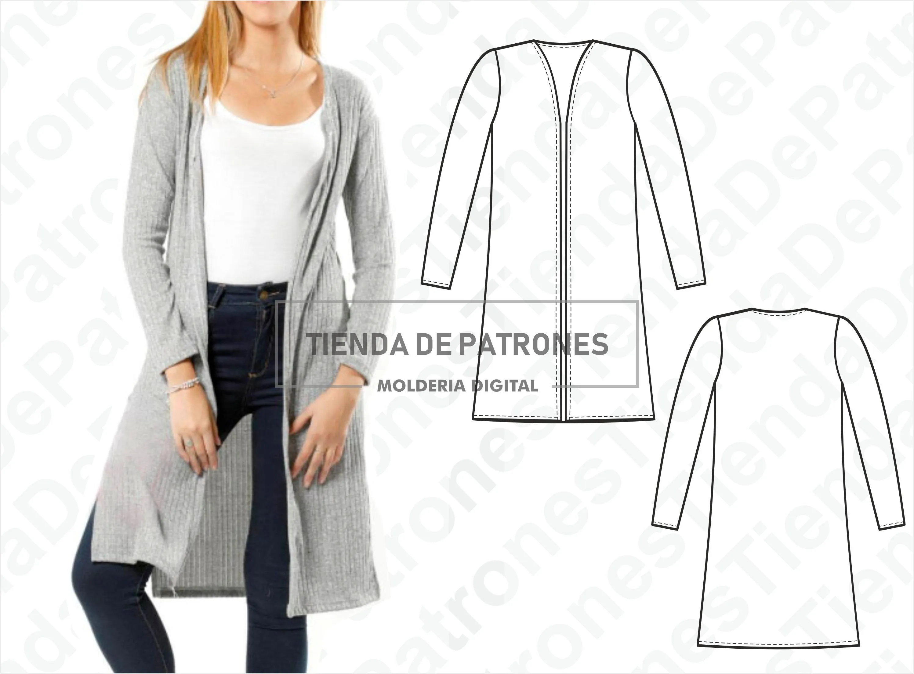 PATRON Capa Saco Largo Mujer, Patrón de Costura, Digital Imprimible, Patron en PDF, Pack todos los talles S al 2XL. Envío Gratis - Etsy México PATRON Capa Saco Largo Mujer, Patrón de Costura, Digital Imprimible, Patron en PDF, Pack todos los talles S al 2XL. Envío Gratis - Etsy México