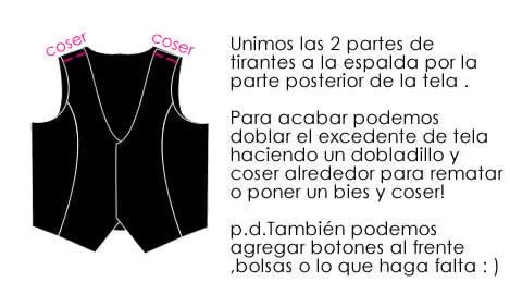 diy/Tutorial para hacer un Chaleco|Lomurella