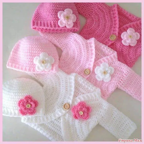 Patron chambritas para bebe a crochet gratis -