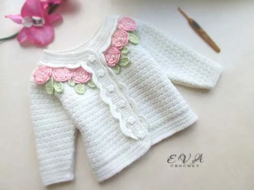 Patron para hacer un conjunto tejido a crochet para niña05 ...