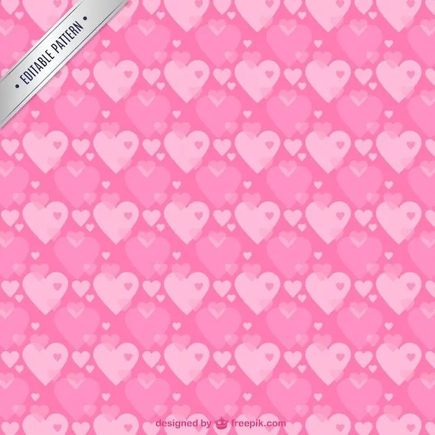 Patrón de corazones de color rosa | Descargar Vectores gratis Patrón de corazones de color rosa | Descargar Vectores gratis