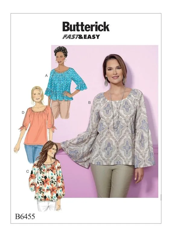 Patrón de costura para blusas de mujer túnica de mujer - Etsy México Patrón de costura para blusas de mujer túnica de mujer - Etsy México