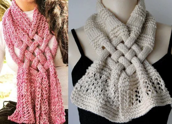 Patron Crochet Bufanda Trenzada - Patrones Crochet Patron Crochet Bufanda Trenzada - Patrones Crochet