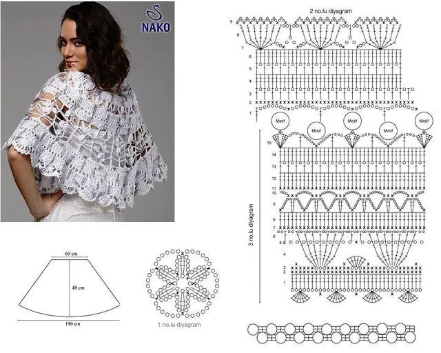 Patron Crochet Capa Bolero - Patrones Crochet | DIY - Crochet ...