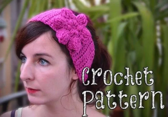 PATRÓN DE CROCHET / Diadema a Ganchillo / por UtterlyIntertwined