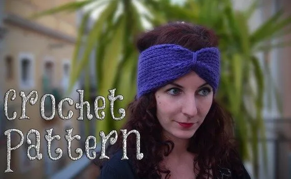 PATRÓN DE CROCHET / Diadema Turbante a por UtterlyIntertwined PATRÓN DE CROCHET / Diadema Turbante a por UtterlyIntertwined