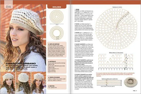 Patrón | crochet entrañable gorros y sombreros adultos | Pinterest ... Patrón | crochet entrañable gorros y sombreros adultos | Pinterest ...