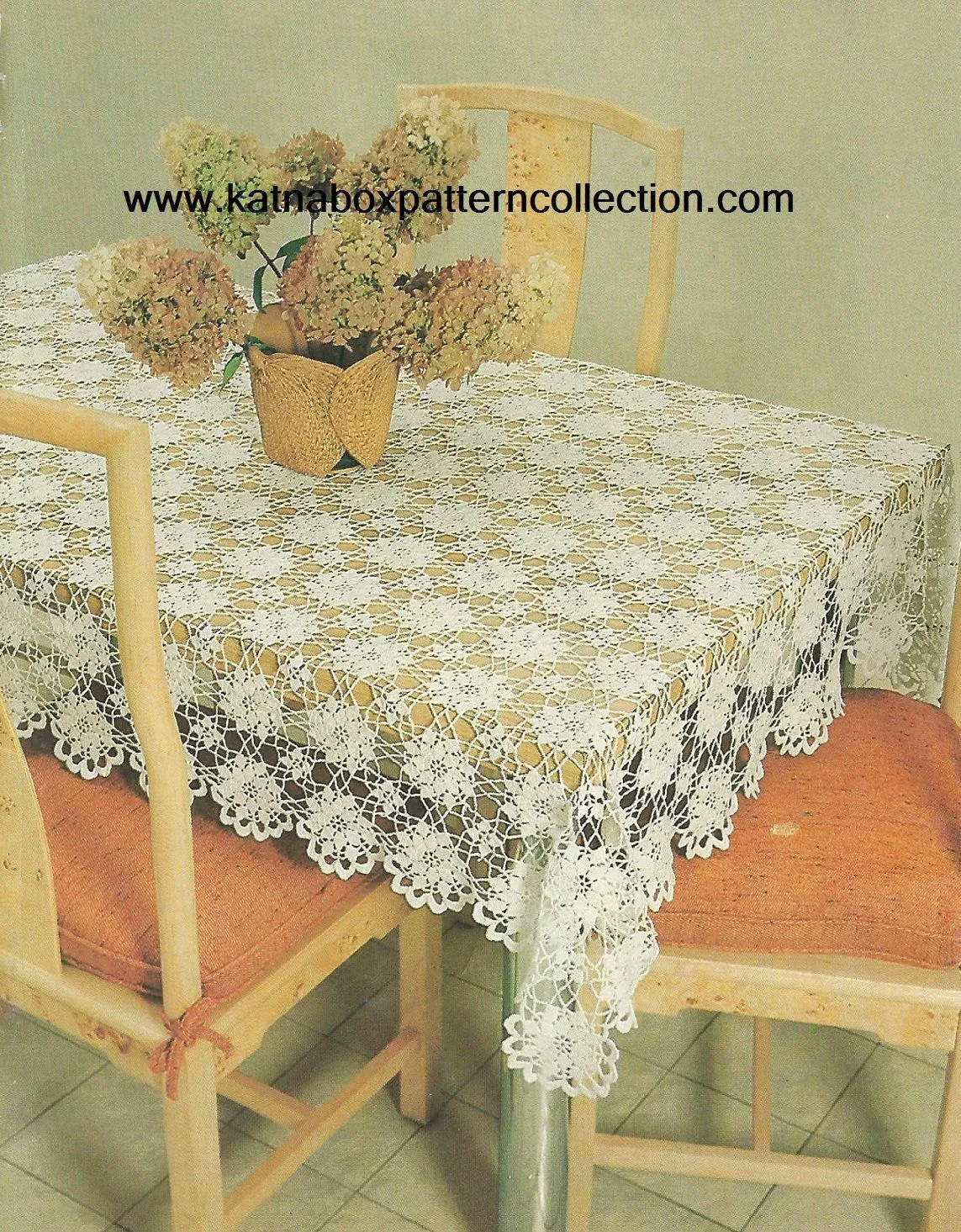 Patrón de crochet Mantel de encaje de la Reina Ana - Etsy México Patrón de crochet Mantel de encaje de la Reina Ana - Etsy México