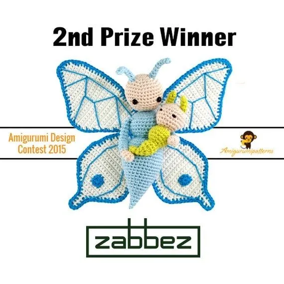 Patrón de crochet de la Mariposa Bree PDF por Zabbez en Etsy Patrón de crochet de la Mariposa Bree PDF por Zabbez en Etsy