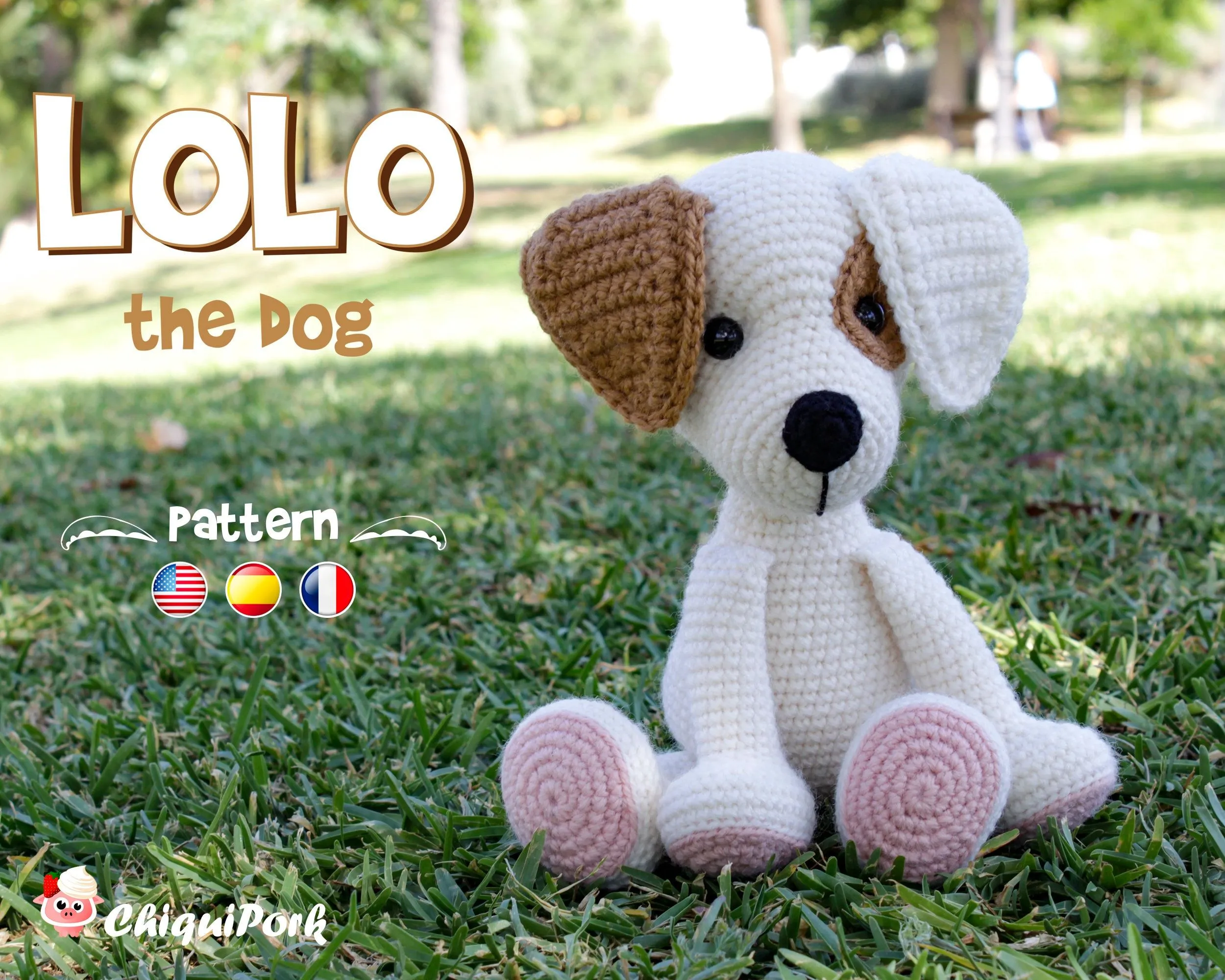 Patrón crochet Perro Amigurumi Perro pdf tutorial Lolo el - Etsy México Patrón crochet Perro Amigurumi Perro pdf tutorial Lolo el - Etsy México