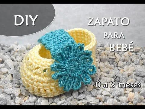 PATRÓN CROCHET: ZAPATO PARA BEBÉ "AQUA" (0 a 3 MESES) | Patrones ... PATRÓN CROCHET: ZAPATO PARA BEBÉ "AQUA" (0 a 3 MESES) | Patrones ...