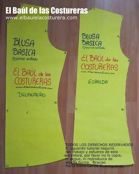 Blusa cuello bote | EL BAÚL DE LAS COSTURERAS Blusa cuello bote | EL BAÚL DE LAS COSTURERAS