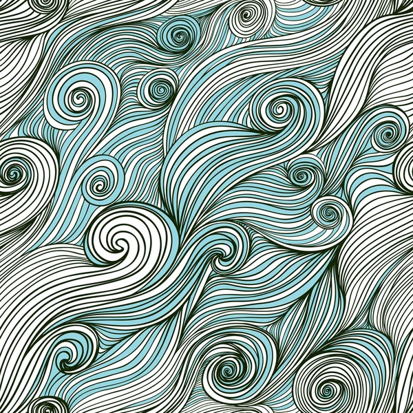 Patrón dibujado a mano de Vector onda transparente, fondo de ondas ... Patrón dibujado a mano de Vector onda transparente, fondo de ondas ...