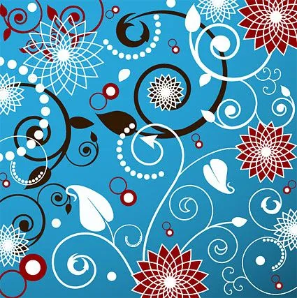 Patrón de dibujos animados de moda Free Download