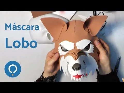 Cómo hacer una máscara de lobo feroz (1/2) - YouTube Cómo hacer una máscara de lobo feroz (1/2) - YouTube