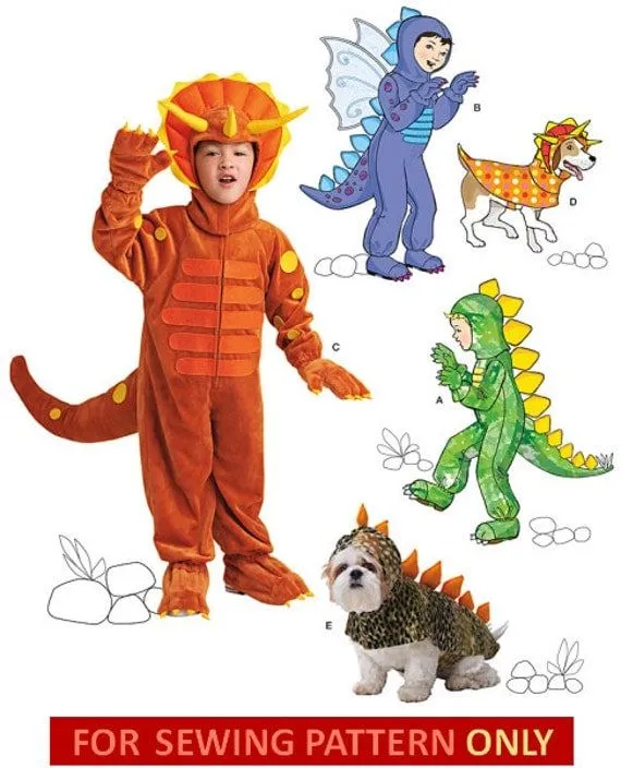 PATRÓN de traje de dinosaurio / trajes de niño y por WhatCameFirst PATRÓN de traje de dinosaurio / trajes de niño y por WhatCameFirst